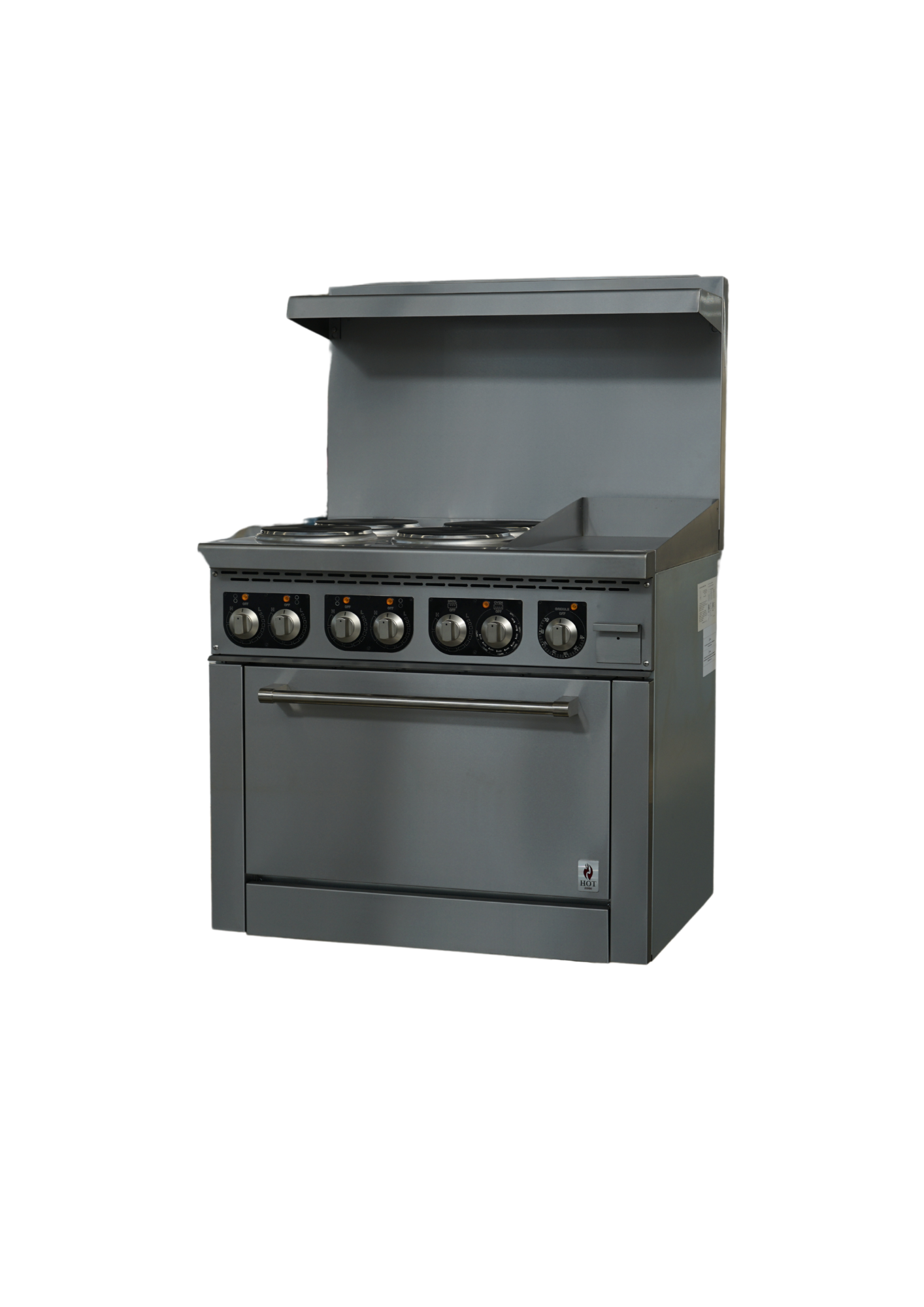 Electric Range 36" (4 burner + 12"Griddle) -HZ-ER36-12G