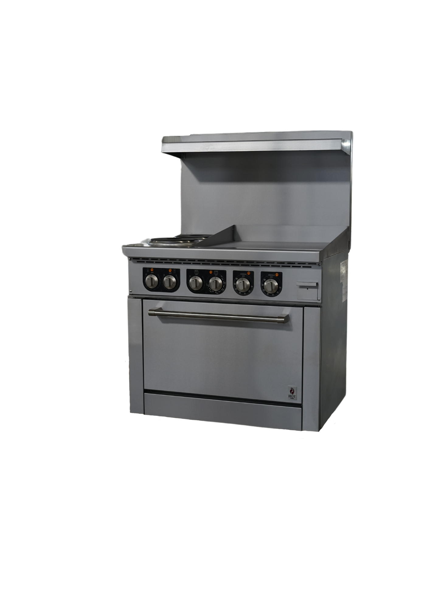 Electric Range 36" (2 burner + 24"Griddle) -HZ-ER36-24G