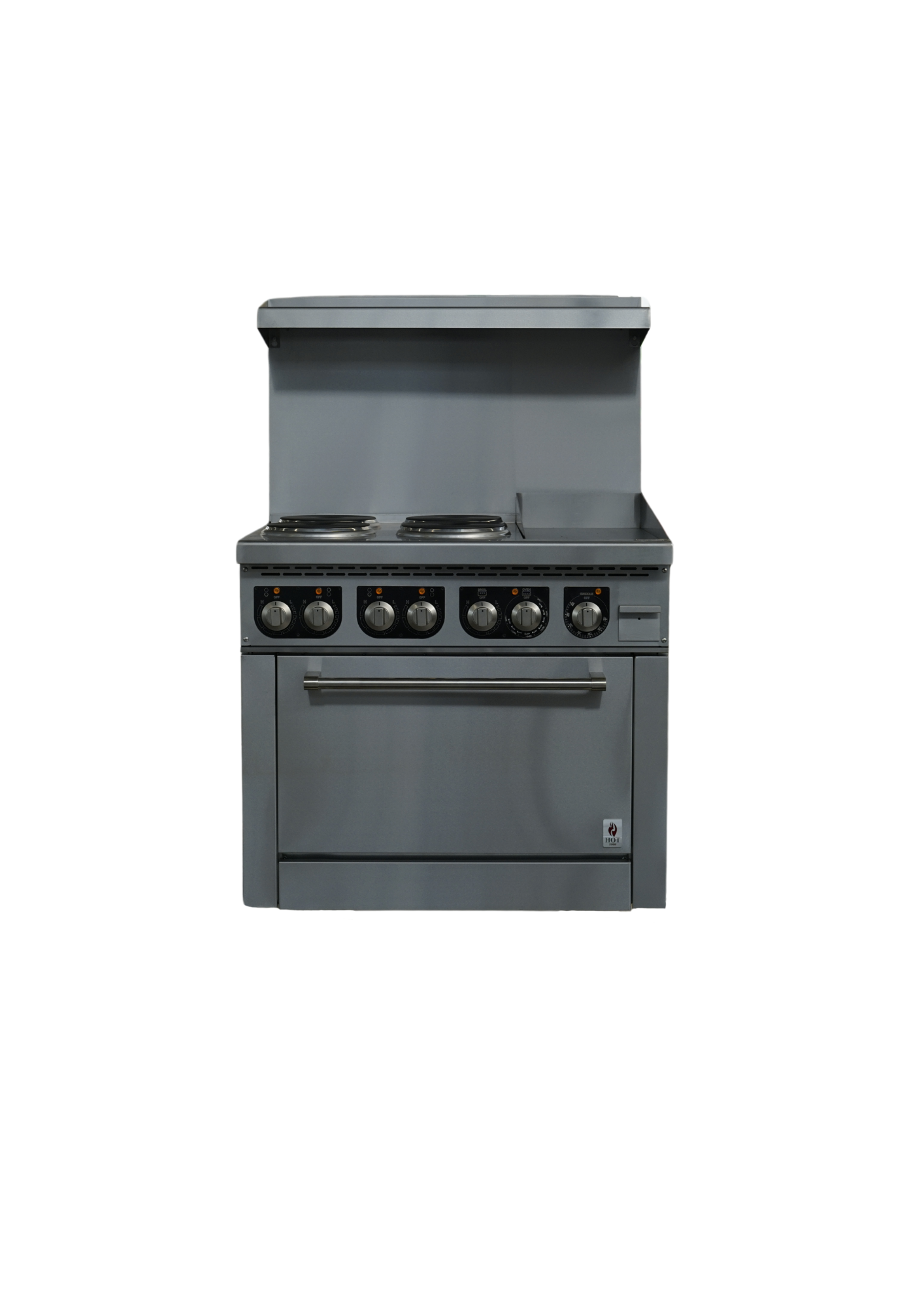 Electric Range 36" (4 burner + 12"Griddle) -HZ-ER36-12G