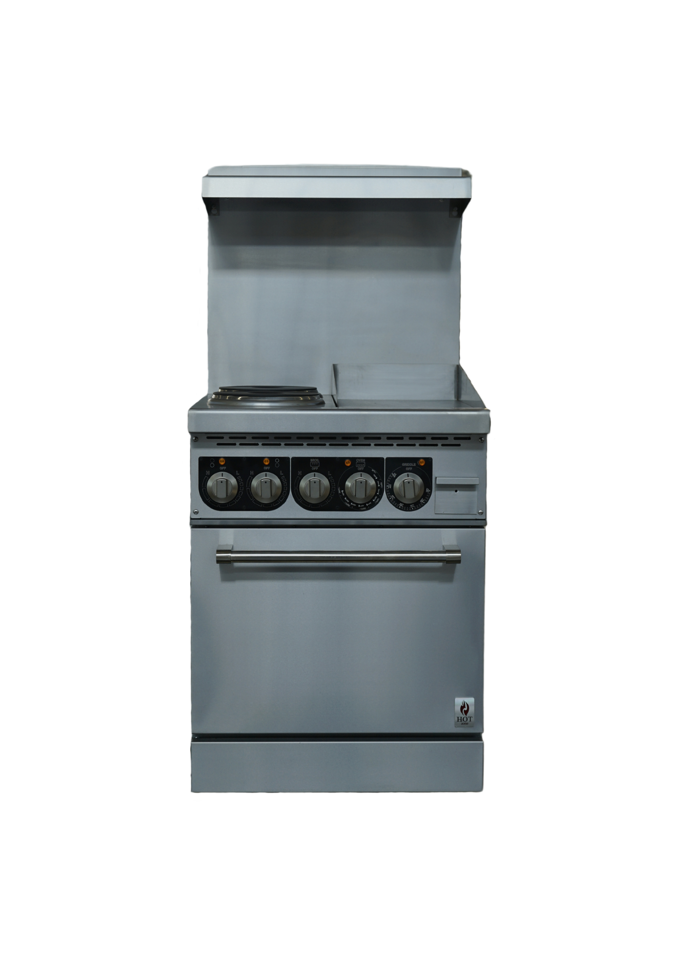 Electric Range 2 top burner + 12"Griddle - HZ-ER24-12G