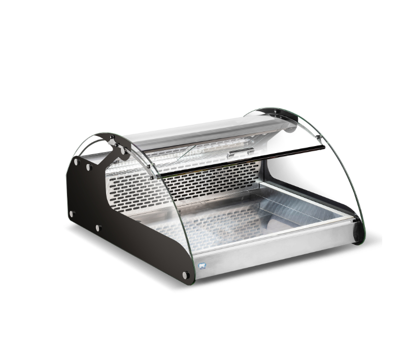 Curved Glass Countertop Refrigerated Display COLD ZONE-CW-118