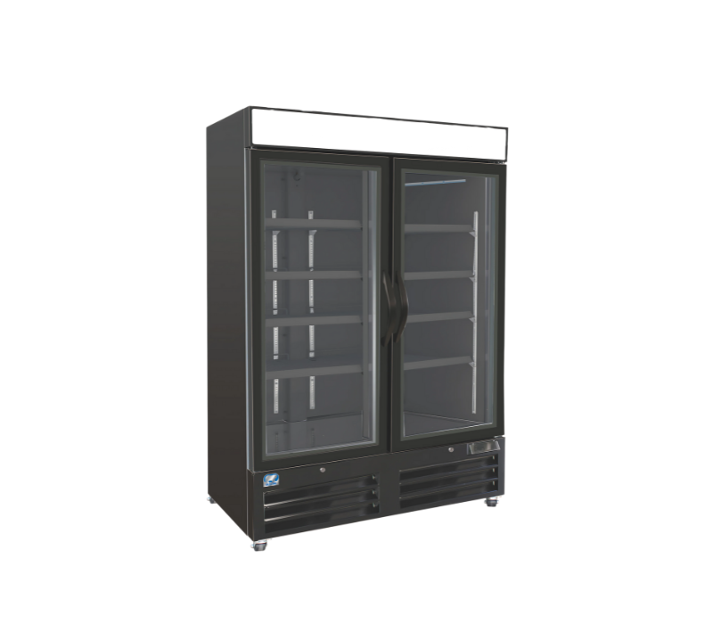 Display glass Freezer BLACK/ BLACK COLDZONE-F49-G2