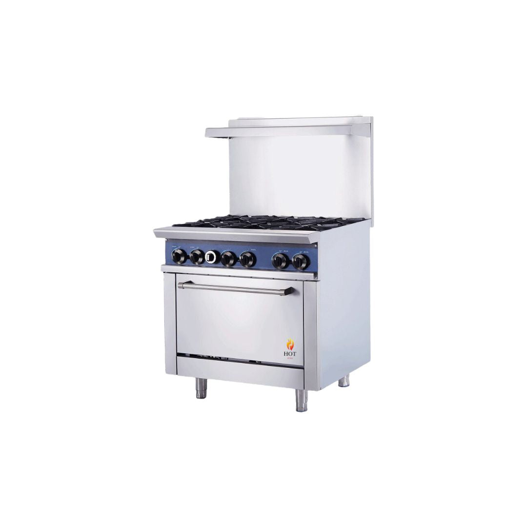 Gas Range with Built-In Convection Oven 36" HZ-CR36