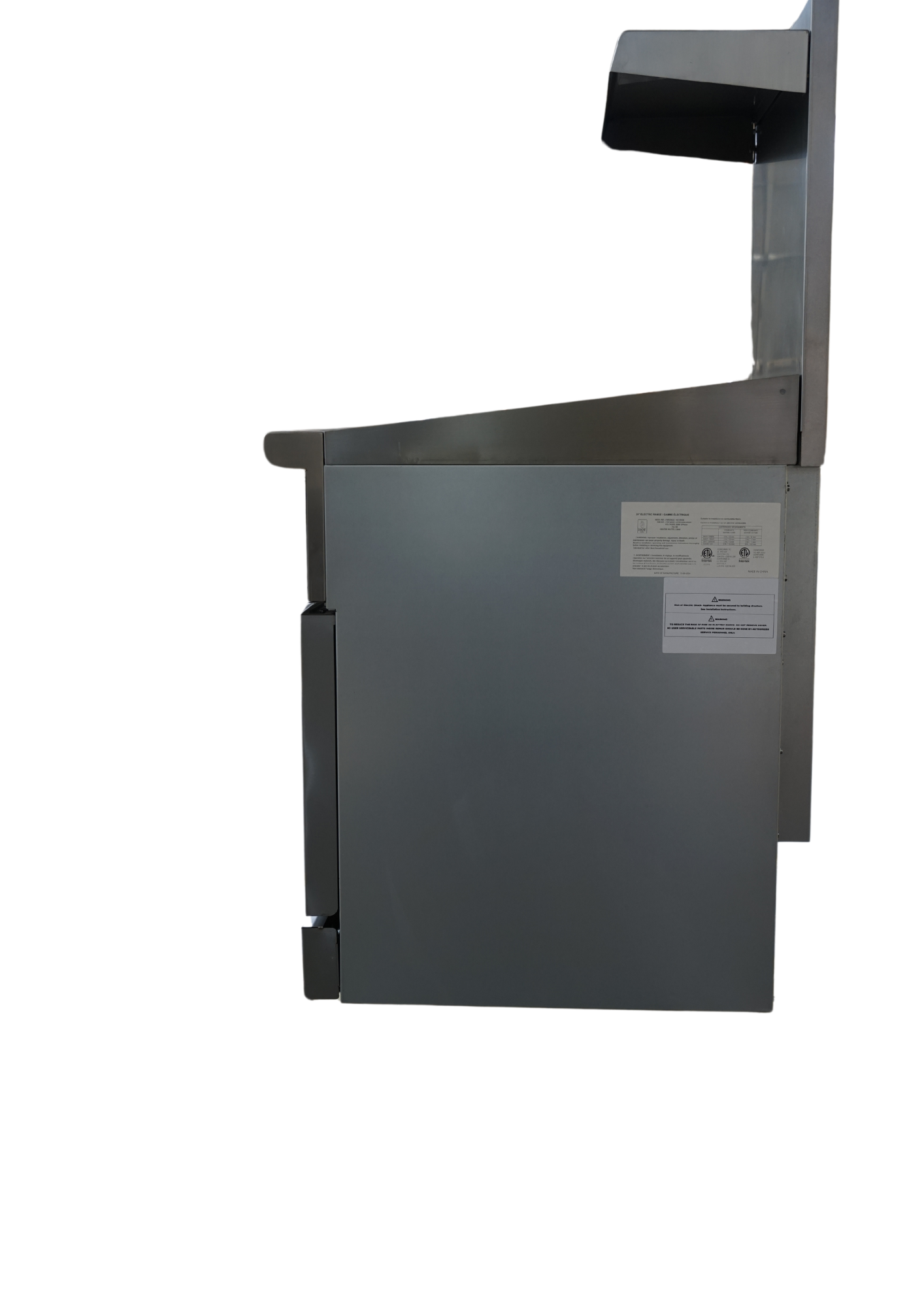 Electric Range 2 top burner + 12"Griddle - HZ-ER24-12G