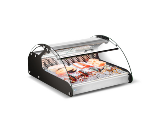 Curved Glass Countertop Refrigerated Display COLD ZONE-CW-118