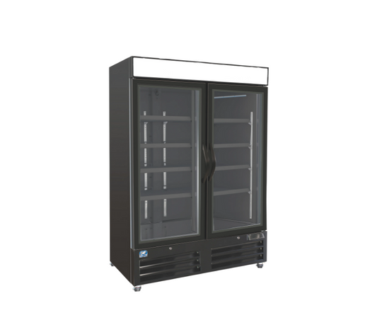 Display glass Freezer BLACK/ BLACK COLDZONE-F49-G2